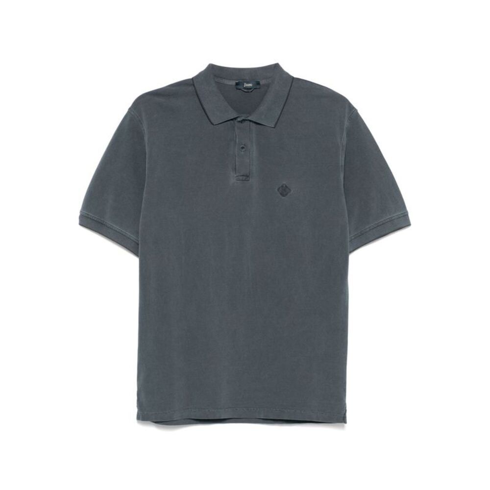 Herno Men Logo Cotton Polo Shirt